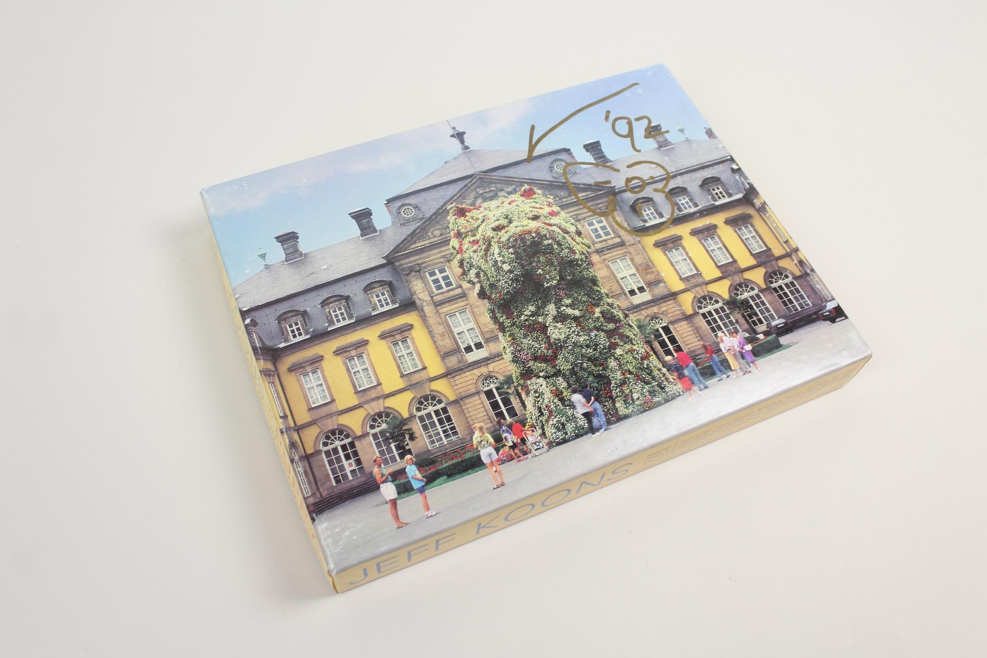 Artwork by Jeff Koons, Jeff Koons Puppy Puzzle Signed & Dated 1992, SFMoMA, Made of sculpture