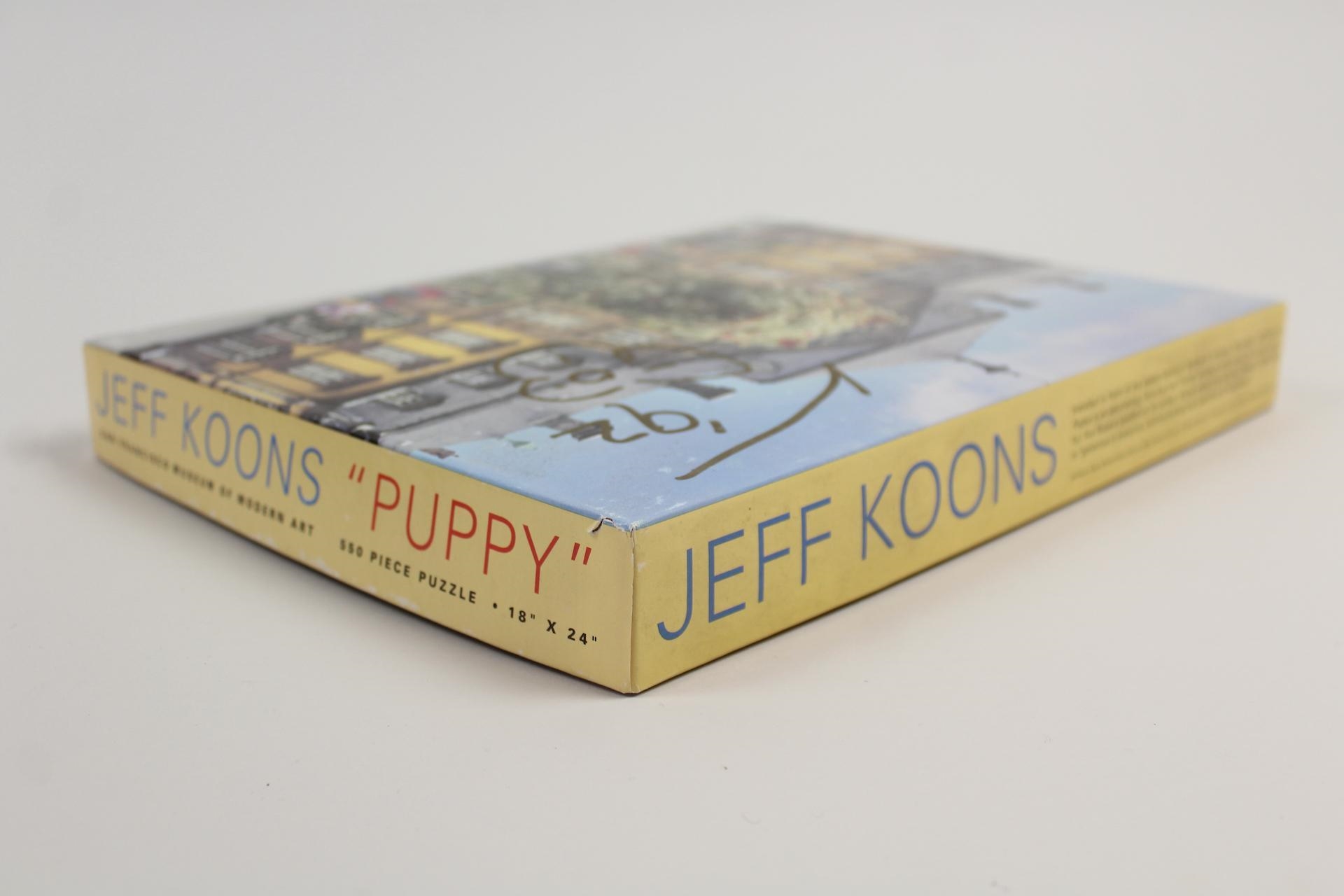 Artwork by Jeff Koons, Jeff Koons Puppy Puzzle Signed & Dated 1992, SFMoMA, Made of sculpture