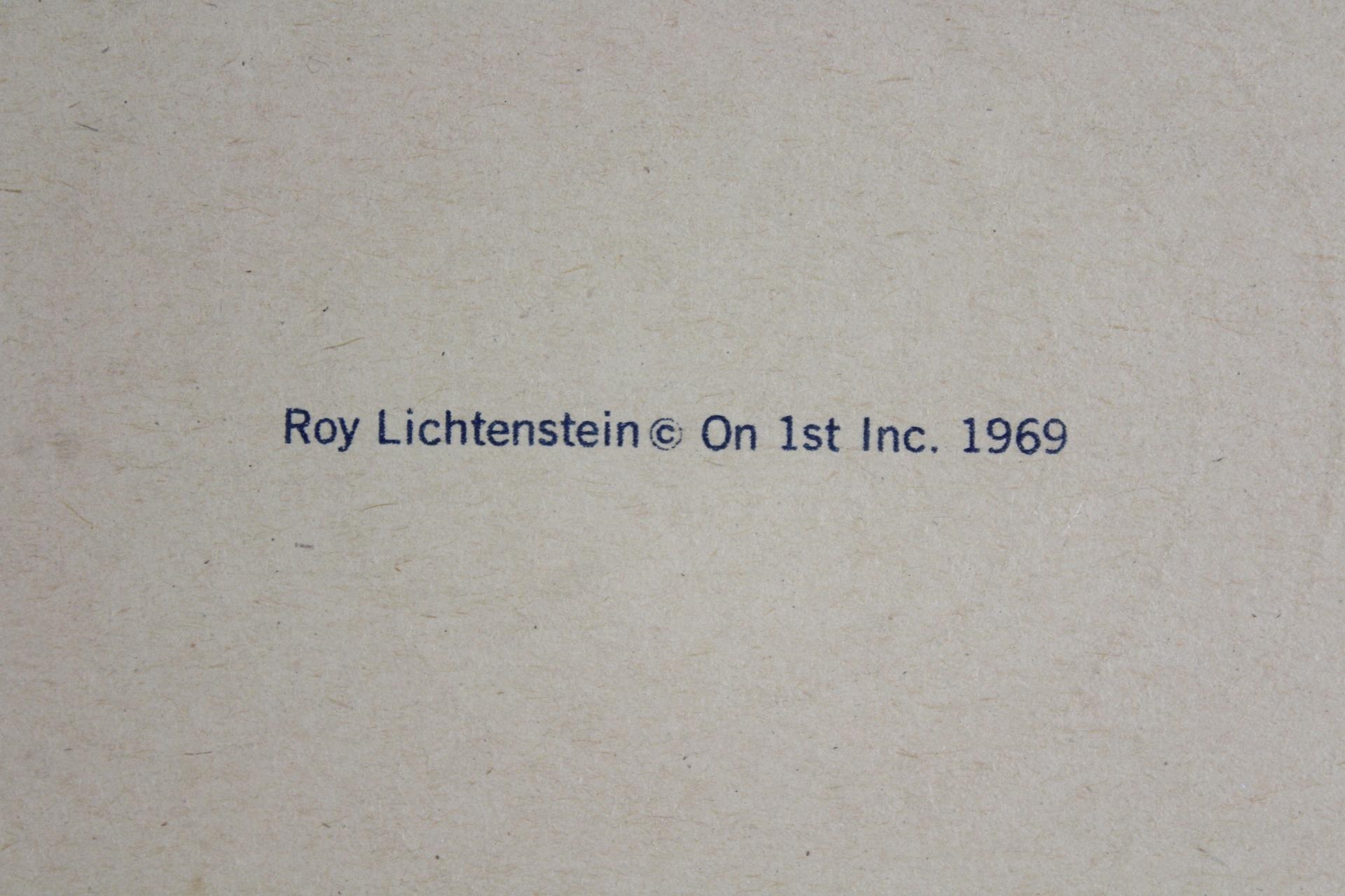 Artwork by Roy Lichtenstein, Roy Lichtenstein Screenprint Paper Plate 1969 Pop Art, Made of Screenprint Paper Plate