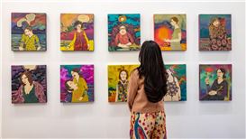 Who is the Indian art collector?