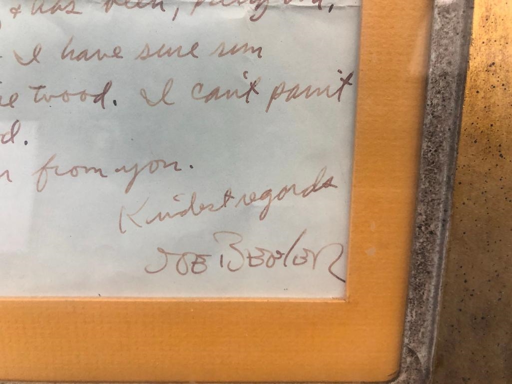 Joe Beeler | Joe Beeler Letter From 1962 (1962) | MutualArt