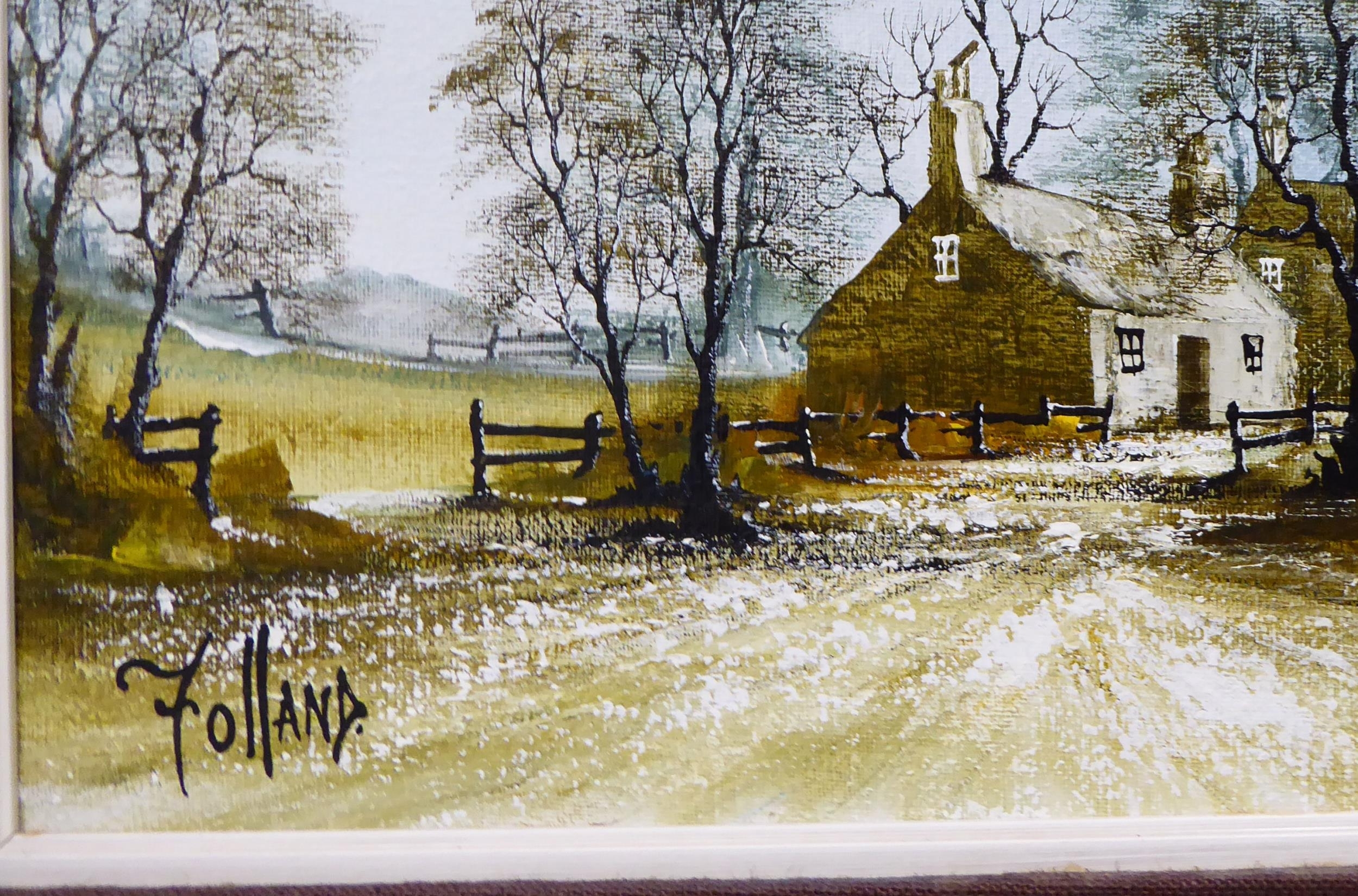 Artwork by Ron Folland, Windmill Stream, Made of oil on canvas