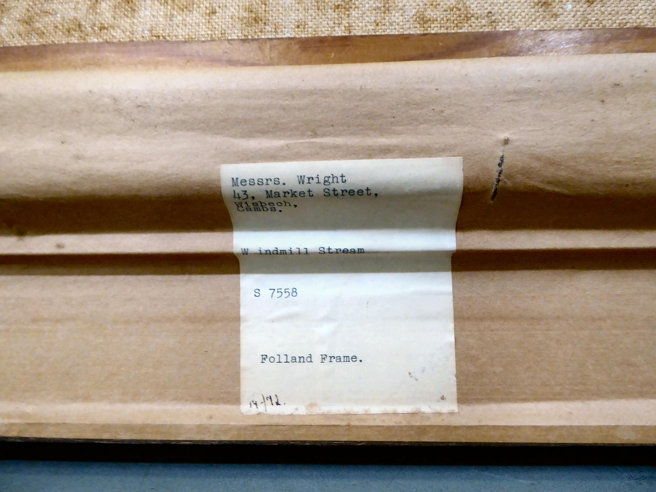 Artwork by Ron Folland, Windmill Stream, Made of oil on canvas