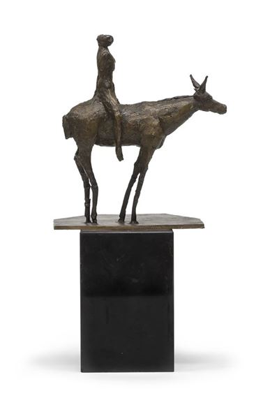 SCULTURA IN BRONZO DI VIRGILIO MORTET by Virgilio Mortet, 1980