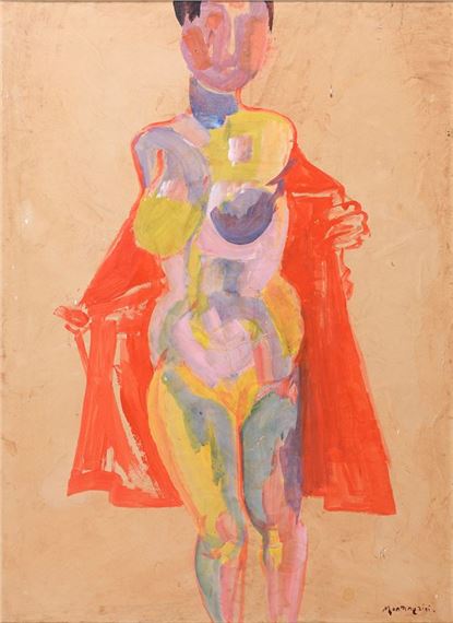 DIPINTO NUDO DI LUIGI MONTANARINI by Luigi Montanarini, 1985