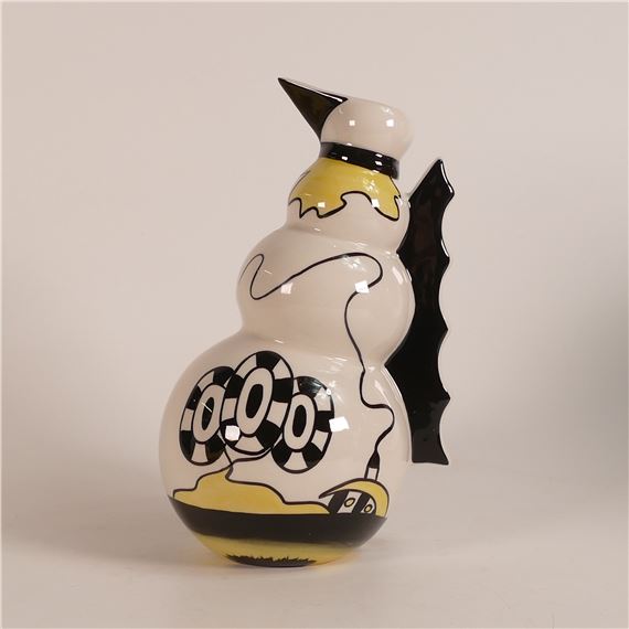 Lorna Bailey Open Day 30.04.2005 One day event 3 orb jug Port Vale. H:17cm by Lorna Bailey, 2005