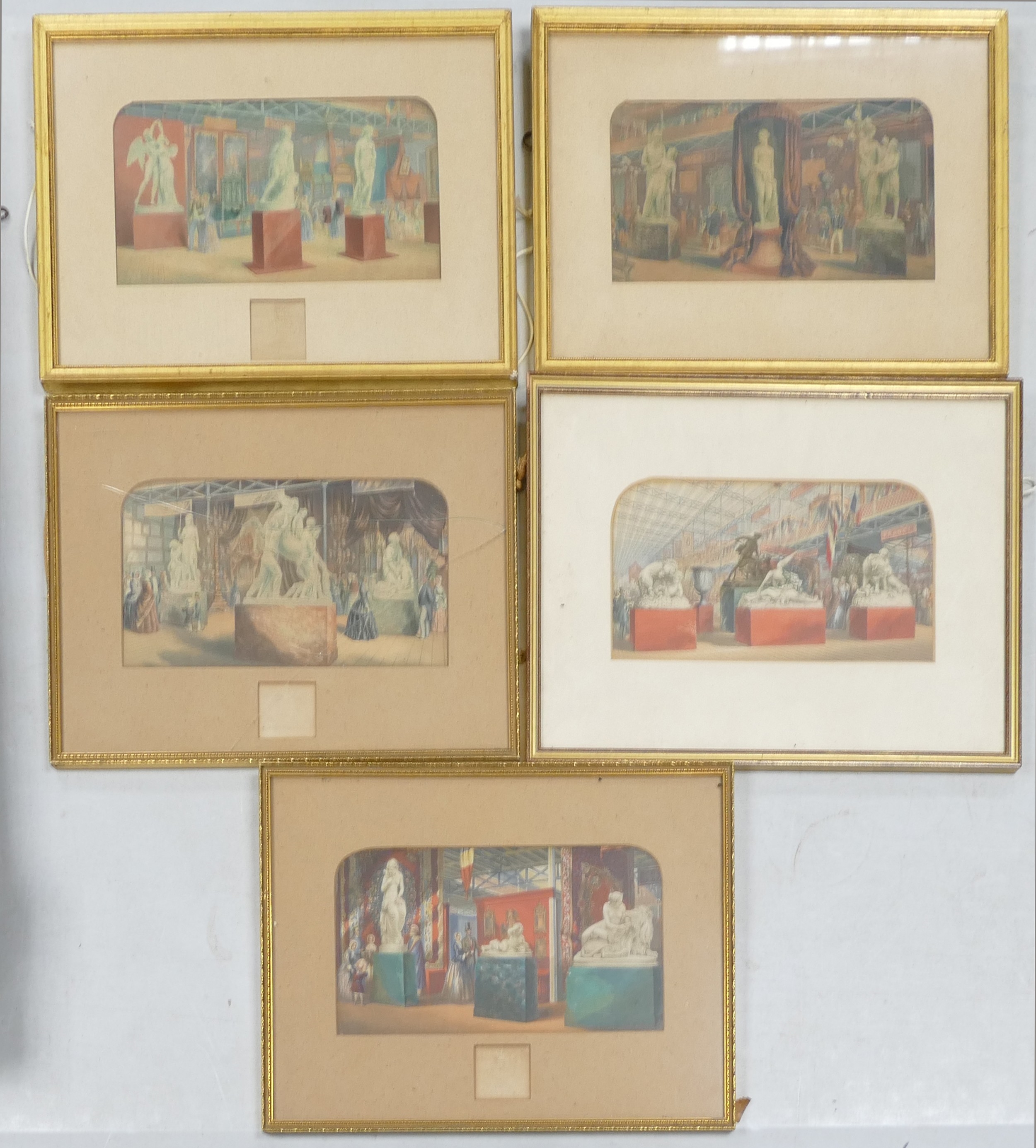 George Baxter | George Baxter (1804-1867), five colour prints showing ...