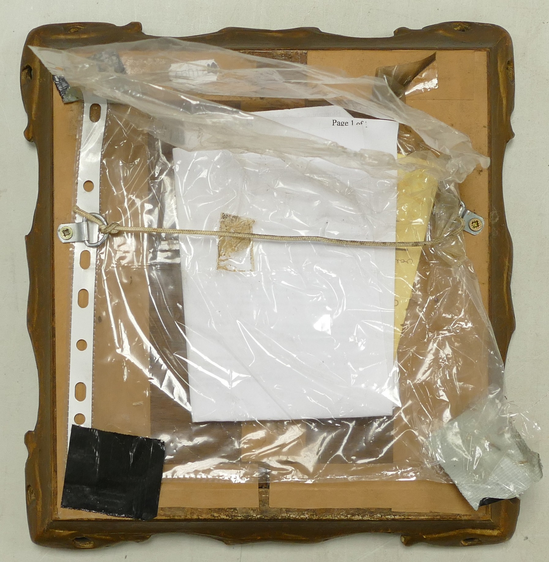 Artwork by Isaac Walter Jenner, Isaac Walter JENNER (1836-1901) 'Mouth of Arun at Knighton Surrey, upright spandril', Made of Oil on board, in square gilt