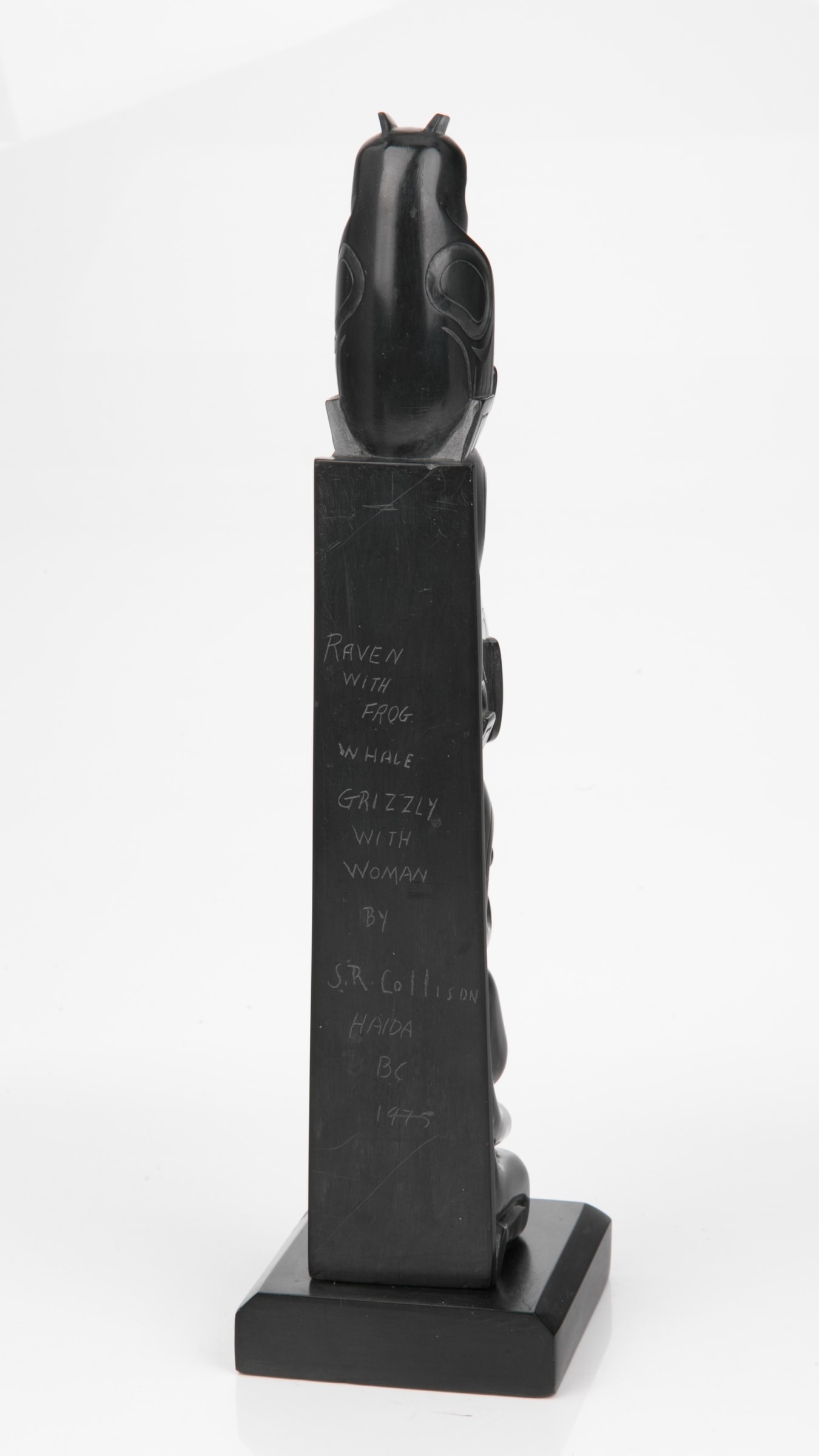 Steve R. Collison | Model Totem Pole (Raven with Frog Whale Grizzly ...