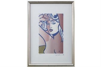 Nude with blue eyes - Roy Lichtenstein