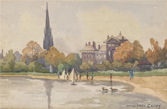 Kensington Palace & the Serpentine by Winifred Caddy