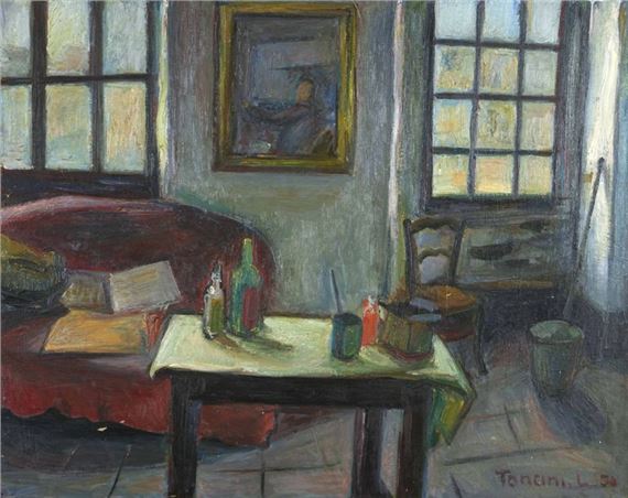 The painter's studio