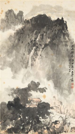 Ink And Color On Paper - Fu Wenyan