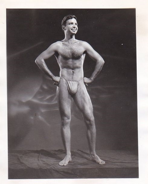 Artwork by Bob Mizer, for AMG (Athletic Model Guild) - Lot, Made of Two vintage silver prints