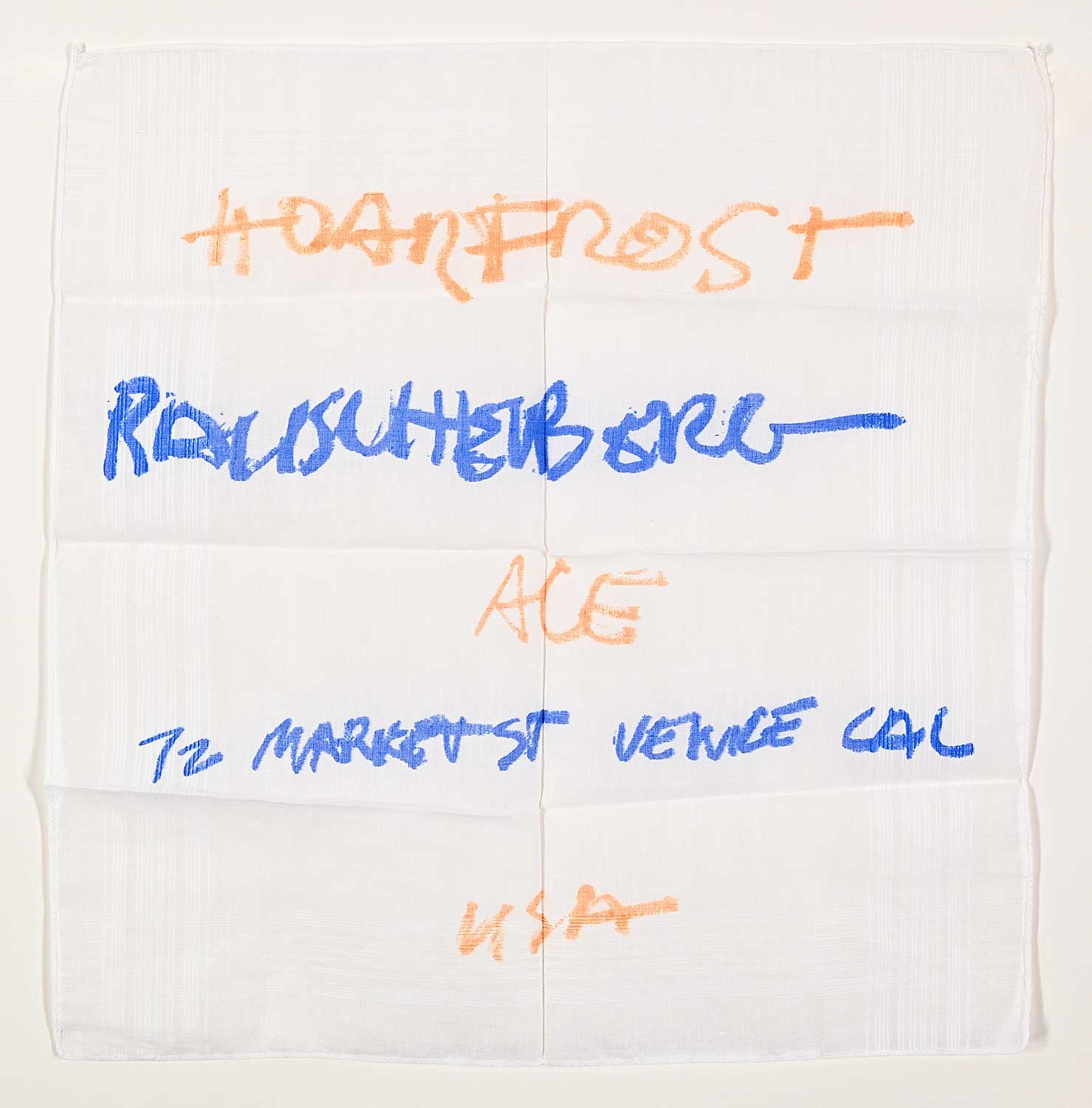 Artwork by Robert Rauschenberg, 3 of the Cloister Series - Ace on Melrose Opening April 24, 8 to 10PM, Made of Reproduction on paper