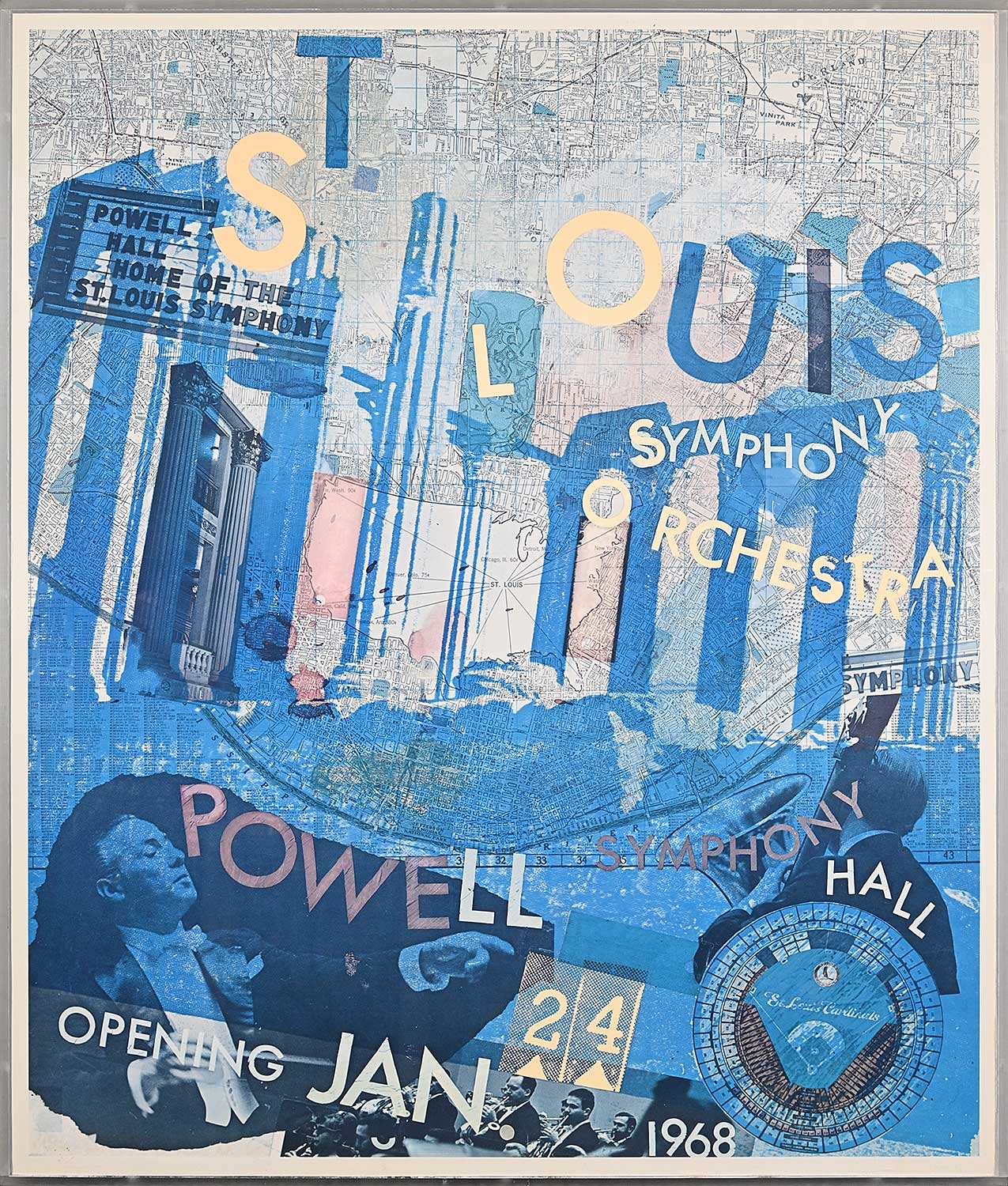Artwork by Robert Rauschenberg, St. Louis Symphony Orchestra, Made of offset lithograph on paper