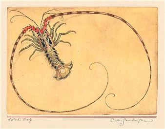 Untitled - Lobster #Artist's Proof - Charles van Sandwyk
