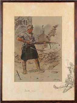 Charles 'Snaffles' Johnson Payne (British,1884-1967) A Heilan Lad, and Jock (K - Charles Johnson Payne
