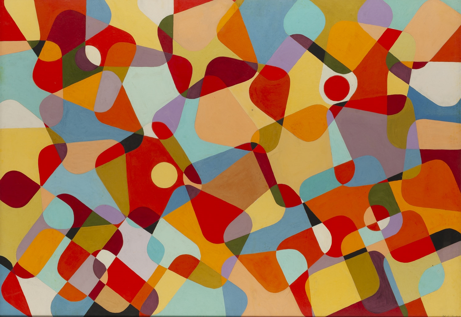 Artwork by Mariola Przyjemska, Untitled, Made of oil/cardboard