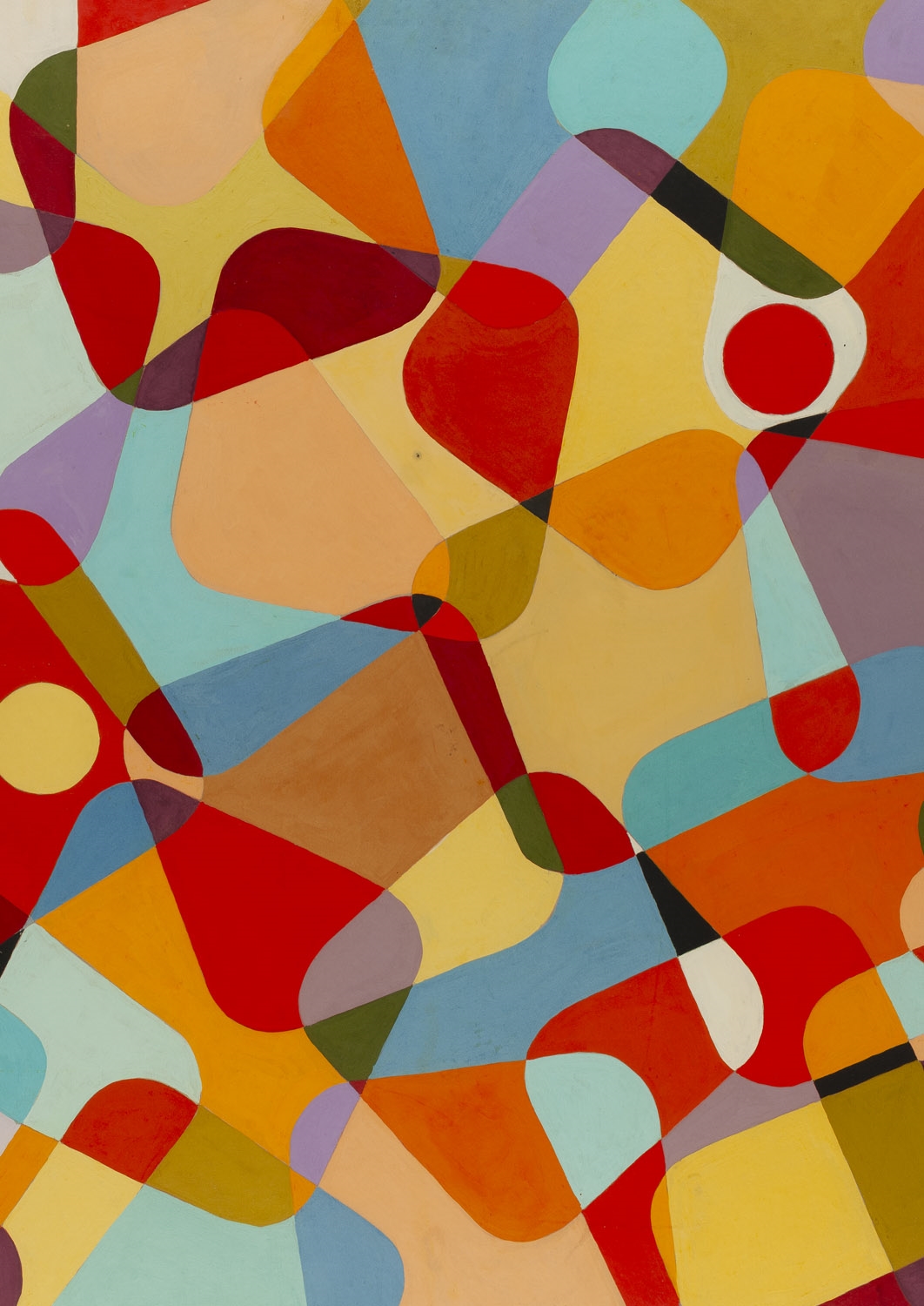 Artwork by Mariola Przyjemska, Untitled, Made of oil/cardboard