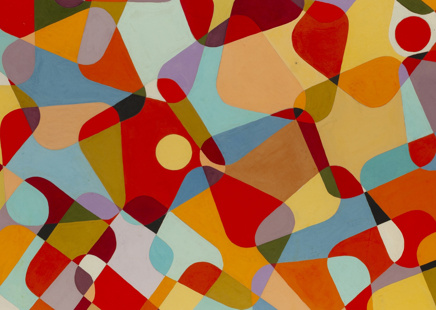 Artwork by Mariola Przyjemska, Untitled, Made of oil/cardboard