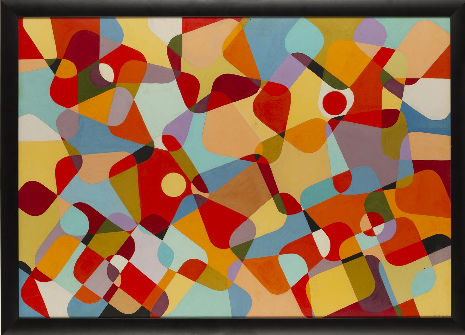 Artwork by Mariola Przyjemska, Untitled, Made of oil/cardboard