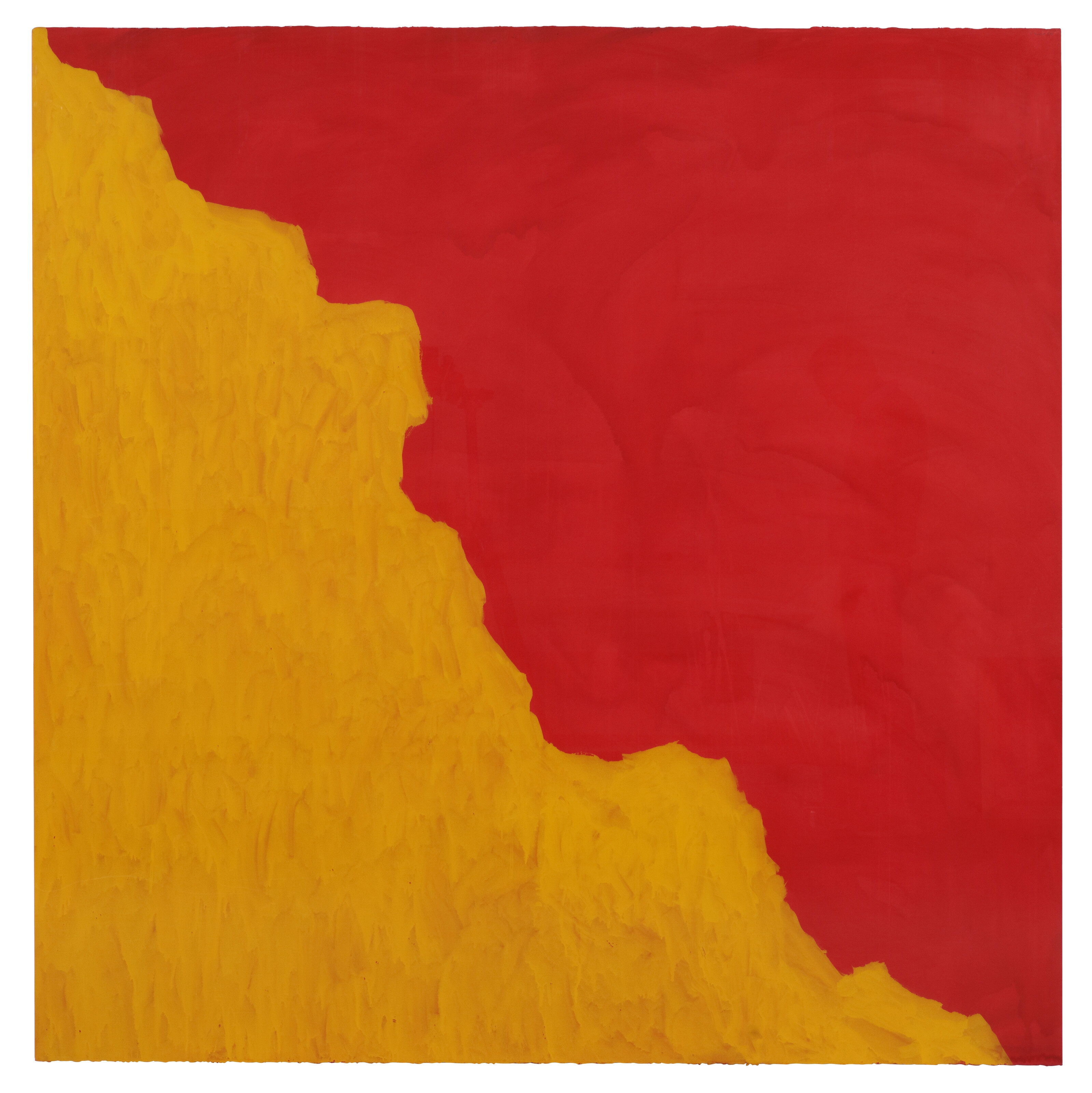 Artwork by Sol LeWitt, Irregular Shape Diagonal, Made of gouache on paper