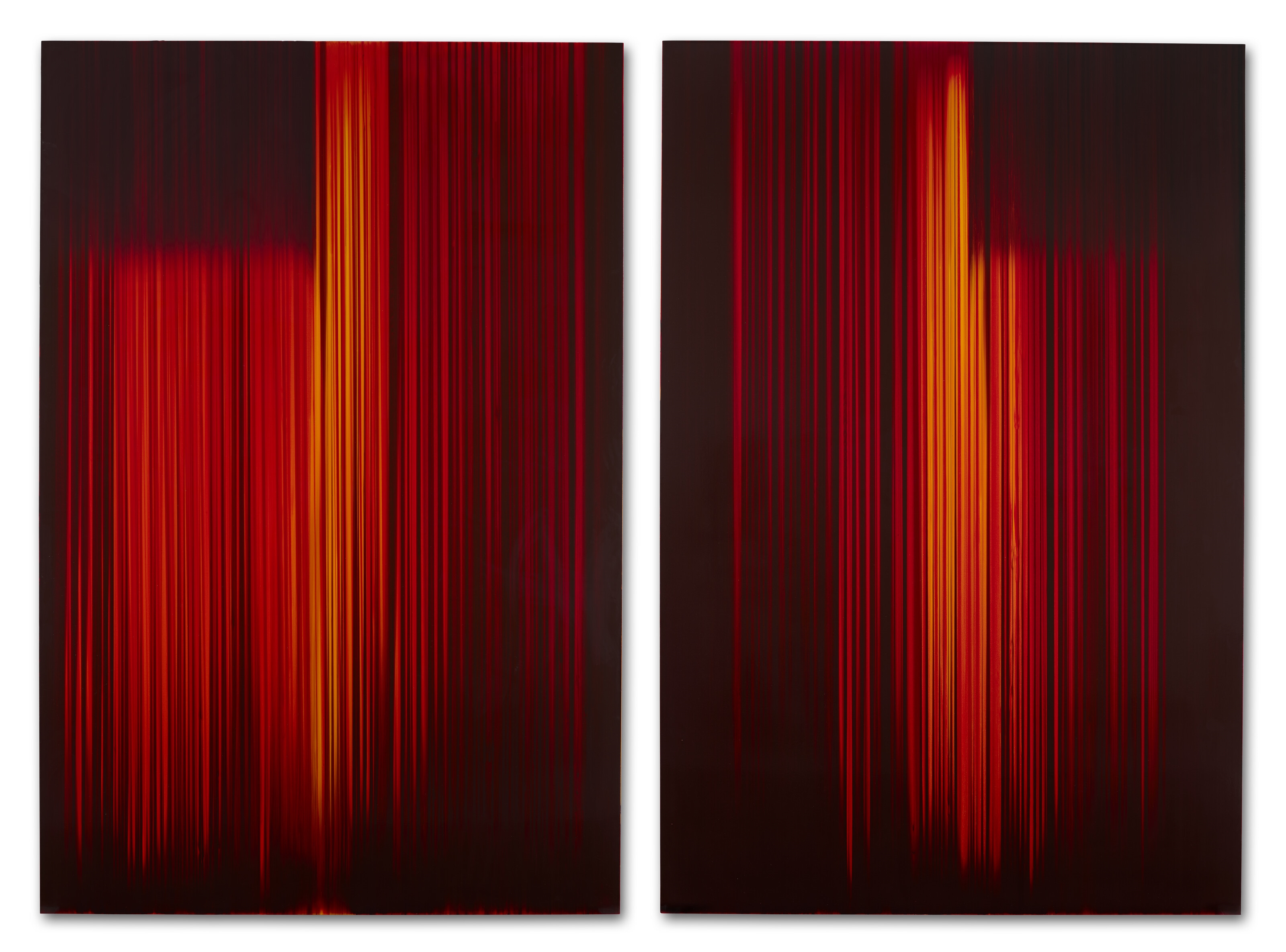 Artwork by Rachel Howard, Contralto, Made of household gloss on canvas