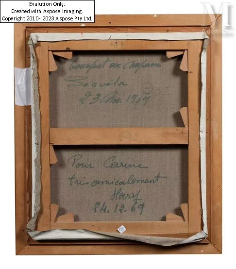 Artwork by Harry Seguela, Harry SEGUELA (1921-2001, Made of Huile sur toile