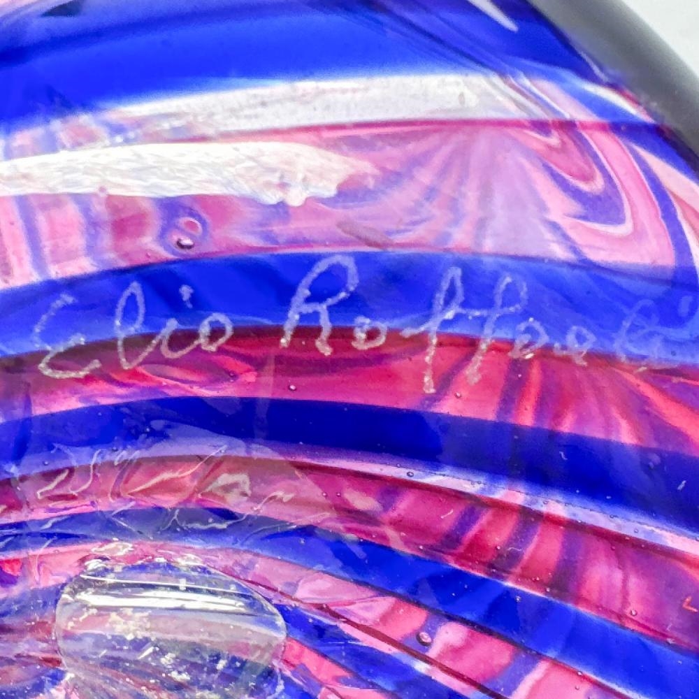 Elio Raffaeli | Vintage Elio Raffaeli Murano Italian Glass Vase | MutualArt