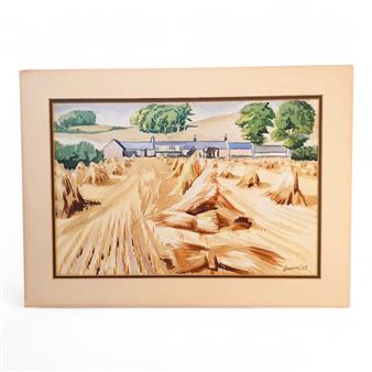 ORIGINAL WATERCOLOUR BY ALFRED EWAN 1937 - Alfred Ewan