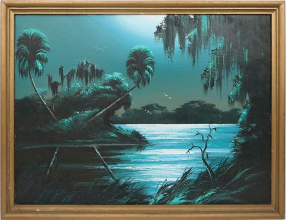 Florida Highwaymen | JAMES GIBSON FLORIDA HIGHWAYMEN ST LUCIE IN BLUE ...