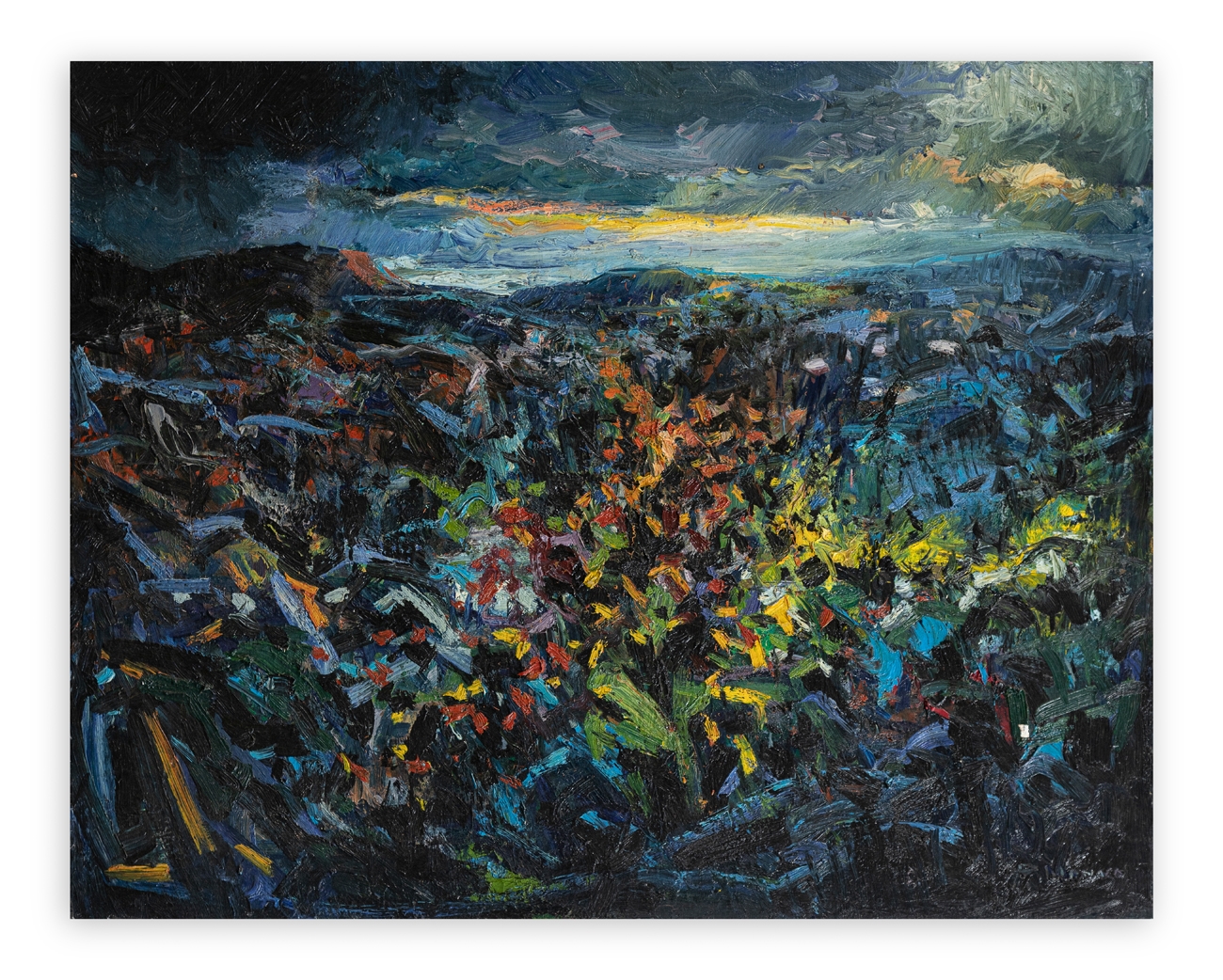 Artwork by Pasquale Monaco, Senza Titolo, Made of oil on canvas