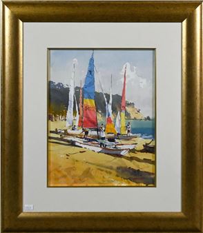 UNTITLED (SAILBOATS) - Rodney Symmons