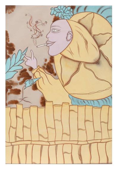 Hanya dua batang dalam satu' / smoking two cigarettes in one day by Gusti Ayu Kadek Murniasih