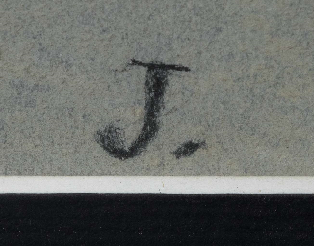 Artwork by José Legaspi, Tight Rope II, Made of pastel on paper