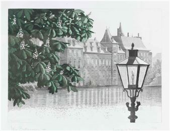 Lente aan de Hofvijver - Wim Bettenhausen