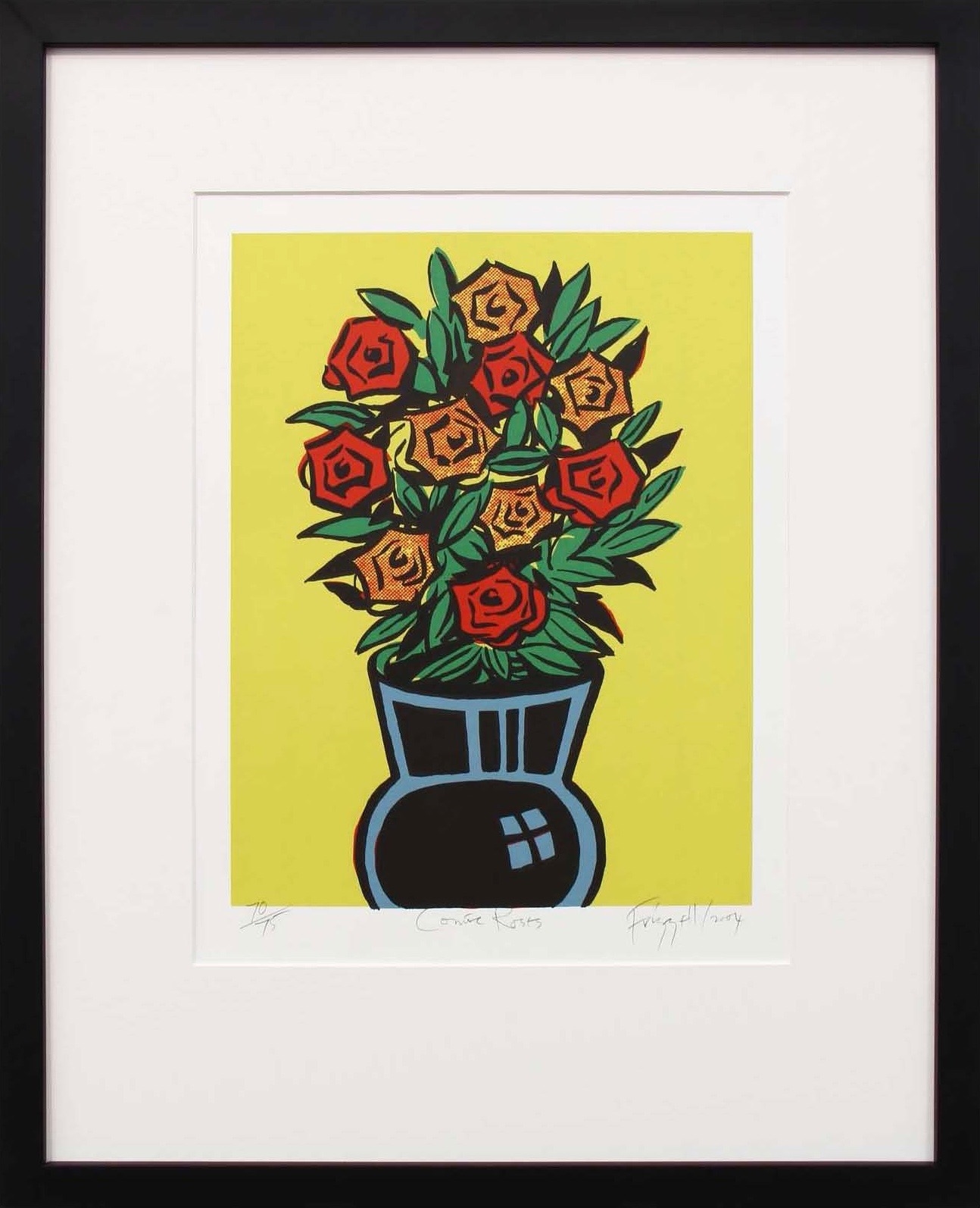 Dick Frizzell | Comic Roses (2004) | MutualArt