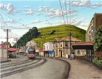 Mt Eden Village around 1920 - George Baloghy