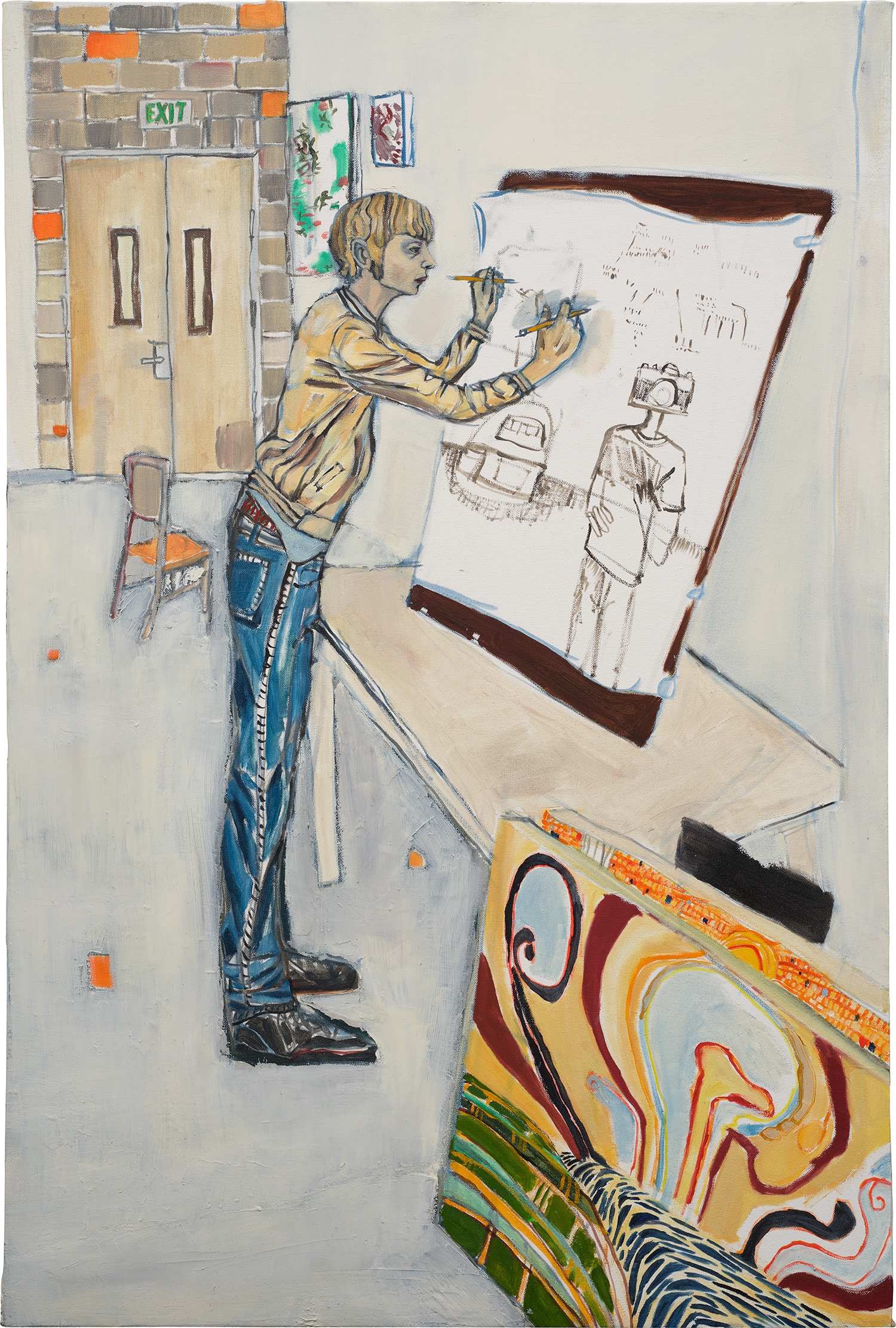 Artwork by Raffi Kalenderian, Michael, Made of oil on canvas