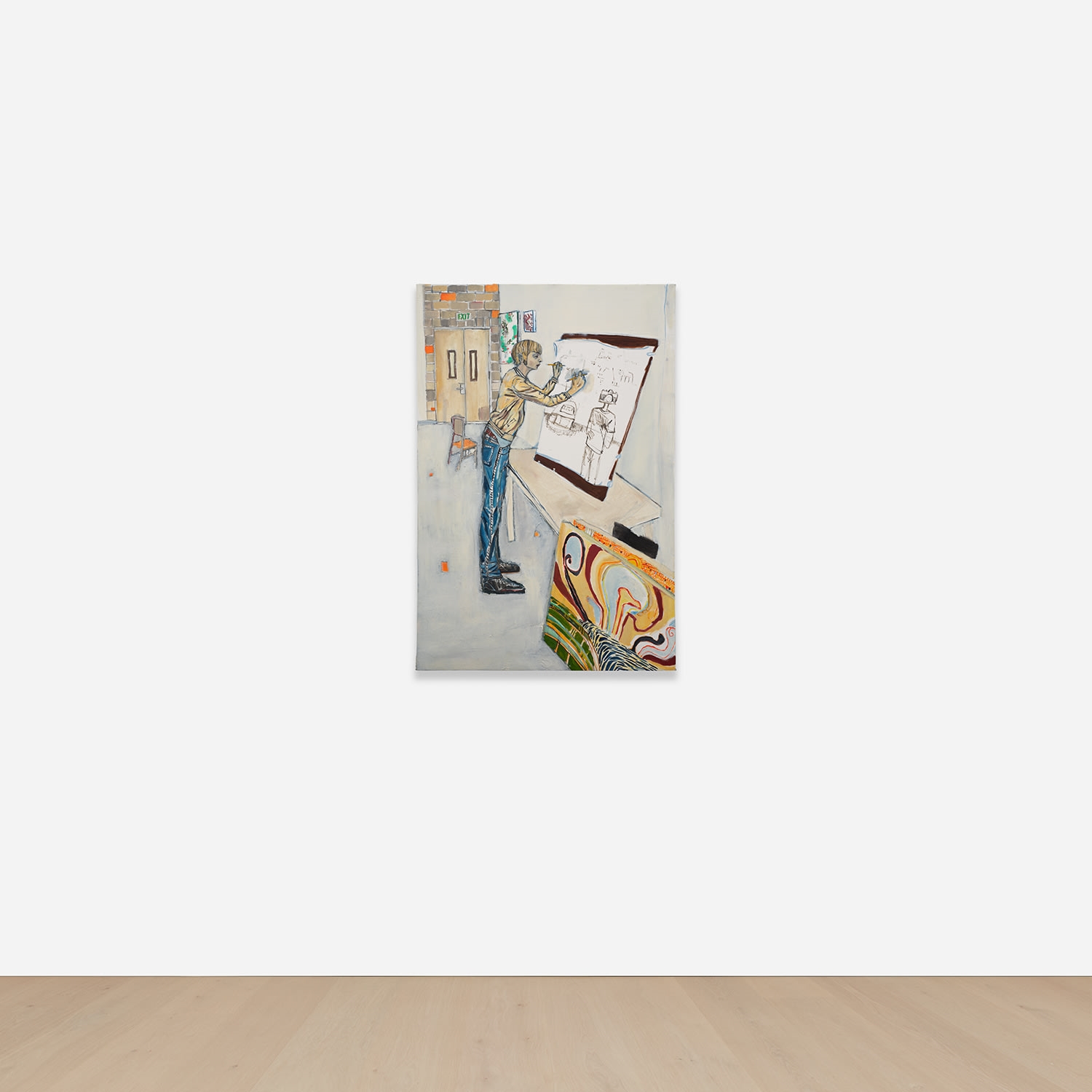 Artwork by Raffi Kalenderian, Michael, Made of oil on canvas