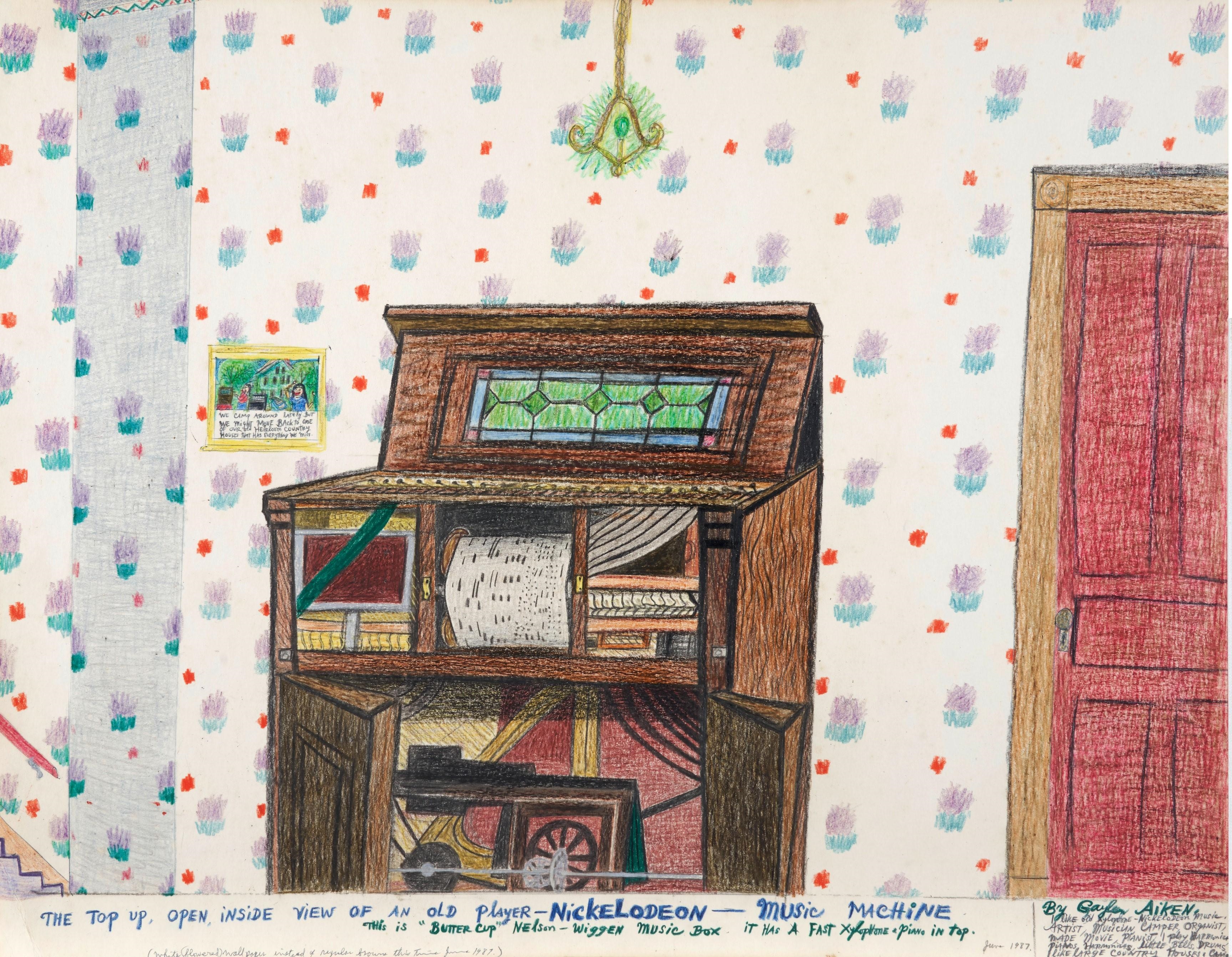 Gayleen Aiken | Two Works on Paper (1987) | MutualArt