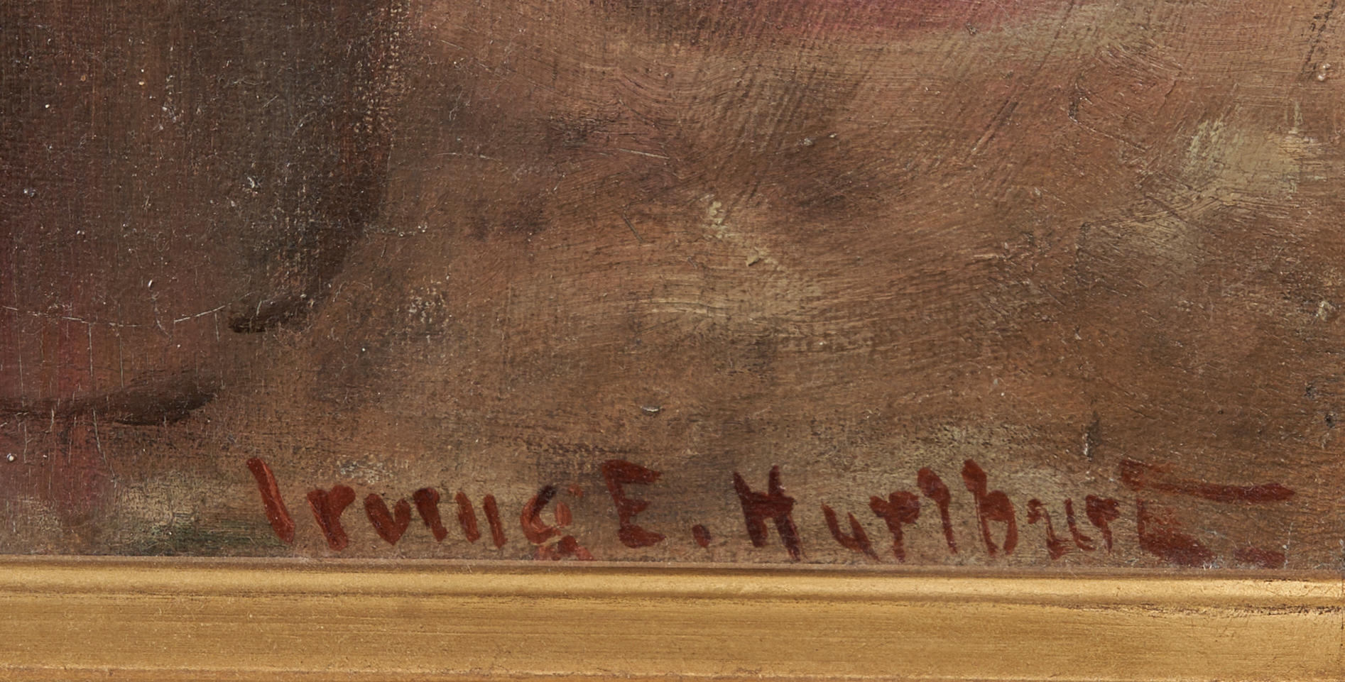 Artwork by Irving E. Hurlburt, The Artist's Studio, Made of oil on canvas