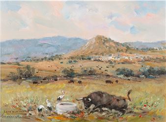 Visita de las cigüeñas - Vicente Sánchez Navarro