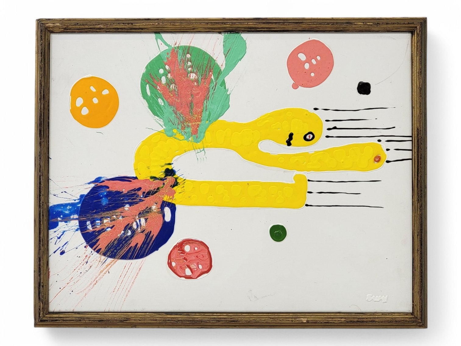 Artwork by Edward Whetstone Hutchinson, Flying Backwards, Made of abstract painting