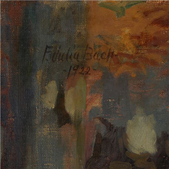 Florence Julia Bach | Portrait of a Young Girl with Book (1922) | MutualArt