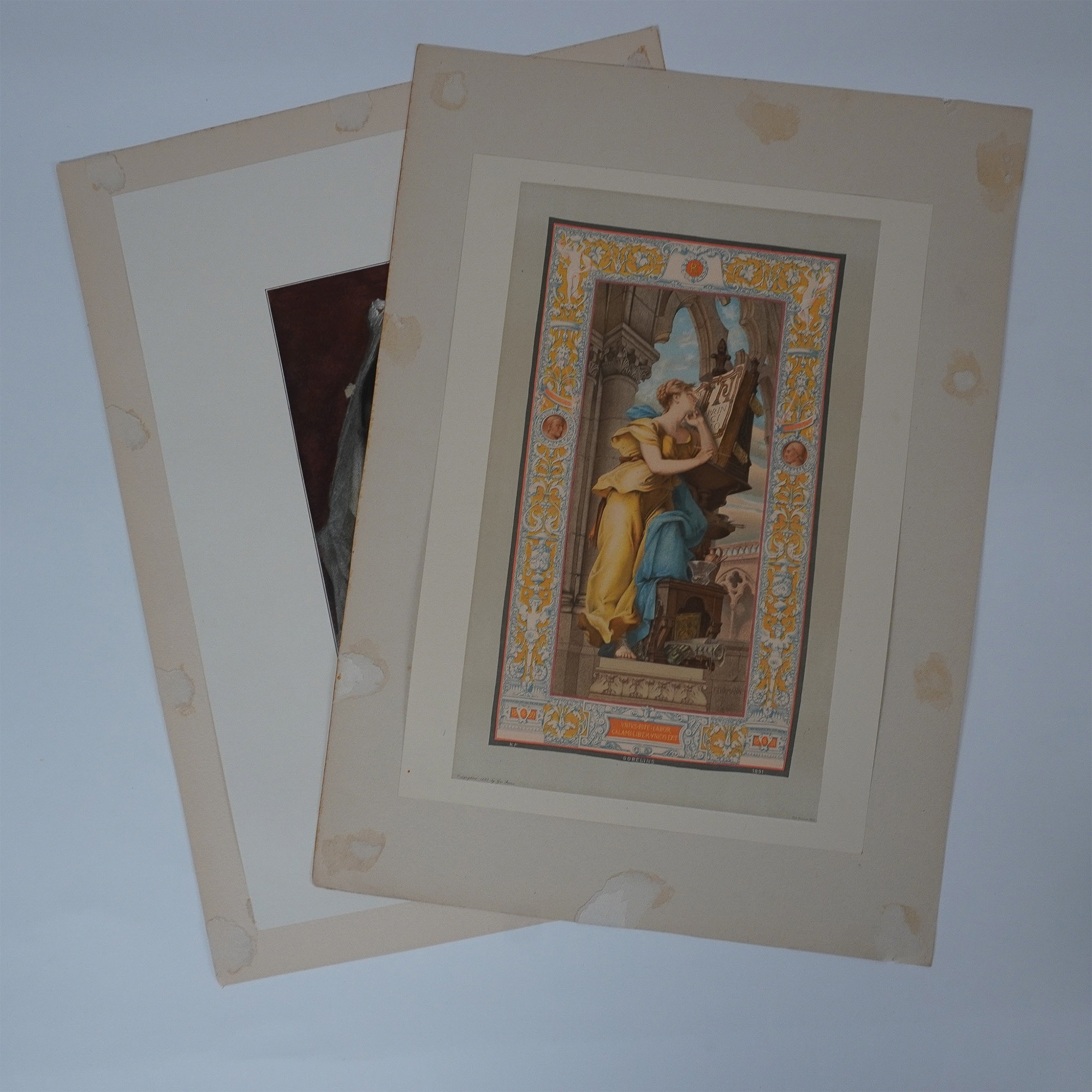 George Barrie | Pair of 1890s Orientalist Chromolithographs by Gobelins ...