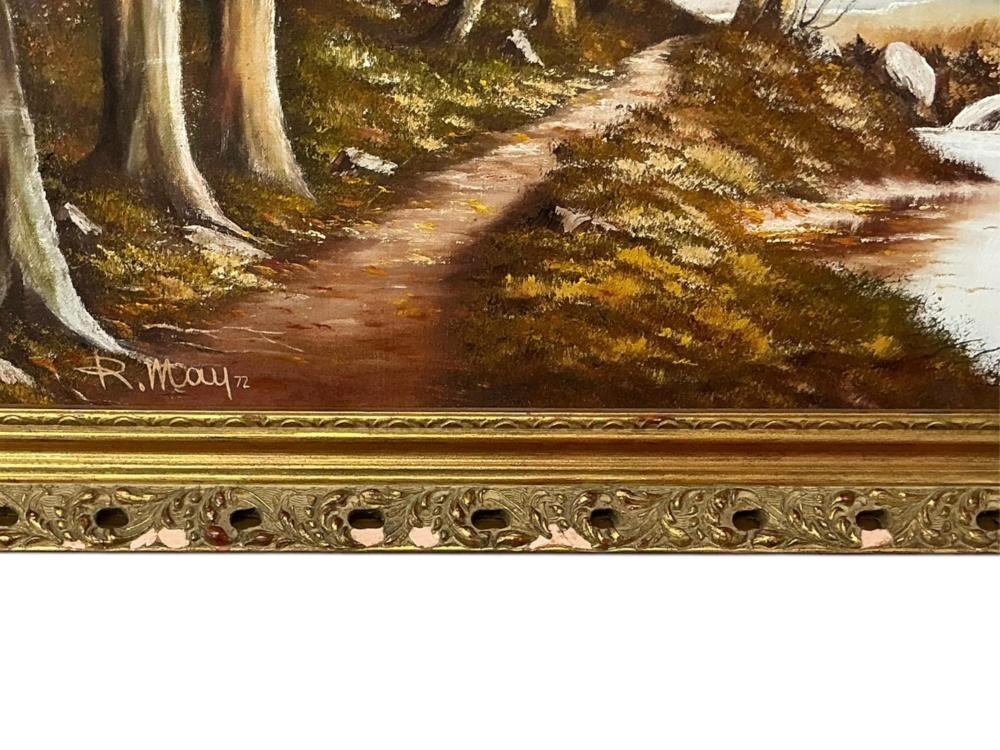 Russell May | Original Oil on Canvas by Kentucky's Russell May (1921 ...
