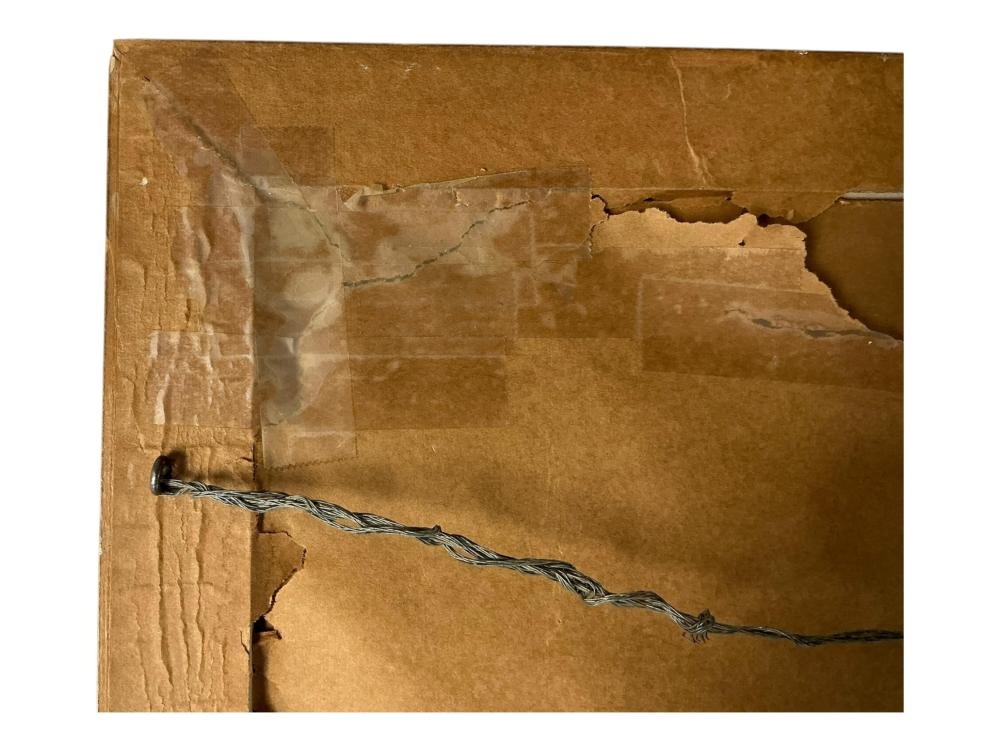 Artwork by Irving Sinclair, Framed Portrait of Franklin D. Roosevelt, Made of oil