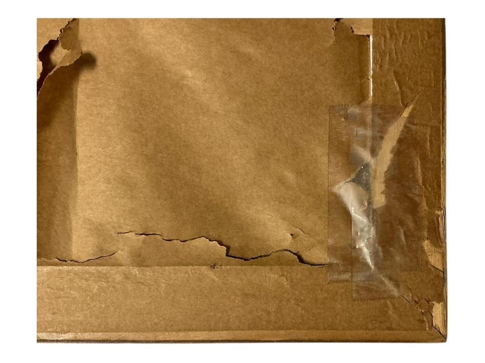 Artwork by Irving Sinclair, Framed Portrait of Franklin D. Roosevelt, Made of oil